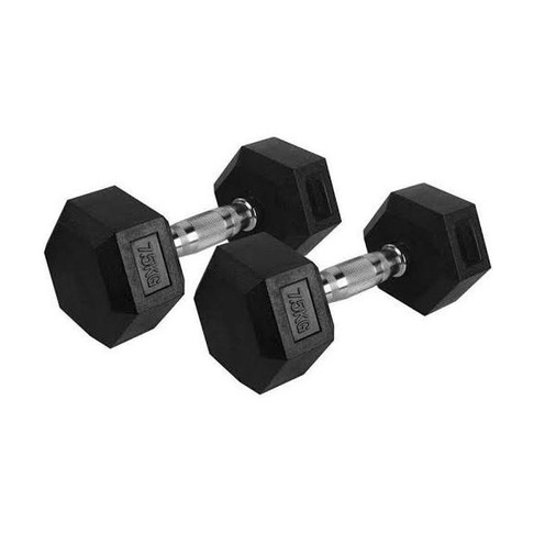 Jual Dumbell Dumble Barbel ROX Rubber Hexagonal 7 Koma 5 Kg Shopee