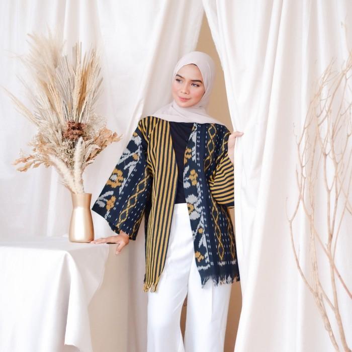 Jual Alena Outer Dakara Indonesia Tenun Ikat Etnik Shopee Indonesia