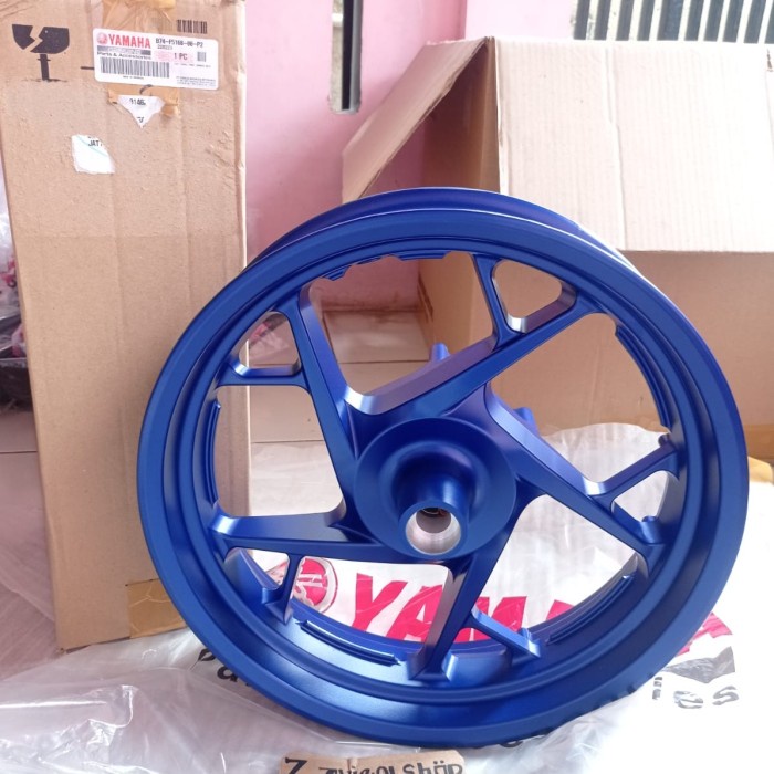 Jual VELG DEPAN BELAKANG ALL XMAX 250 XMAX CONNECTED 2023 BIRU ORIGINAL