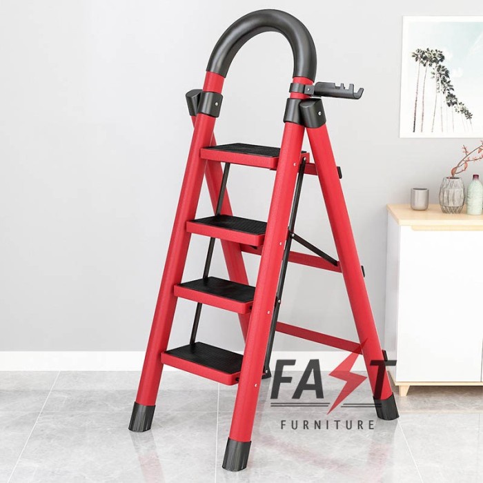 Jual Tangga Rumah Lipat Tangga Besi Lipat 5 Step Household Steel Ladder