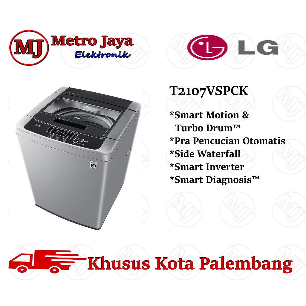 Jual Mesin Cuci Top Loading Lg T Vspck Kg Tabung Shopee Indonesia