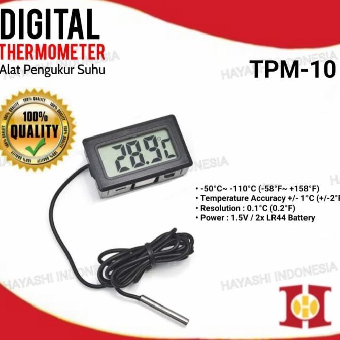 Jual Thermometer Digital Mini Kolam Kulkas Termometer Sensor Alat Ukur