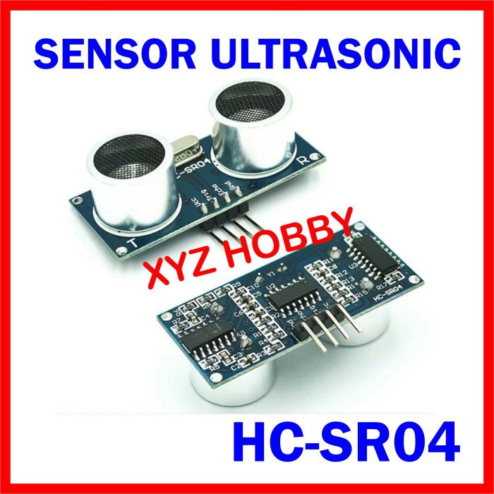 Jual Sensor Ultrasonik HC SR04 Sensor Jarak Ultrasonic HCSR04 SR 04