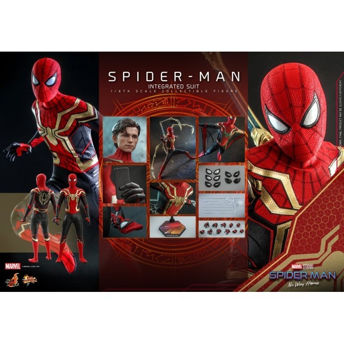 Jual Ori Hot Toys Spiderman Integrated Suit No Way Home Reguler Mms