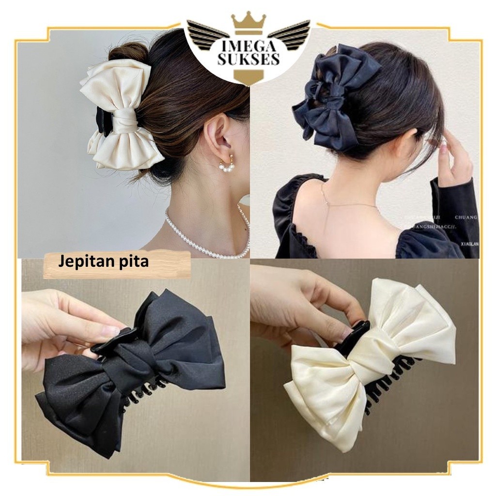 Jual PHG Korean Satin Big Hair Claw Jepitan Jedai Korea Satin Jepit