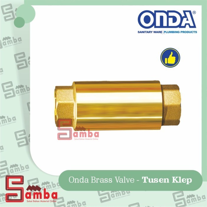 Jual Tusen Klep 1 Onda Kuningan Spring Lift Check Valve 1 Inch