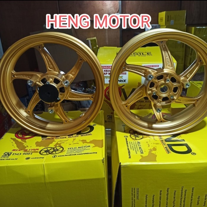 Jual VELG RACING VND SIX STAR YAMAHA AEROX 155 REAR DISKBRAKE 250 350