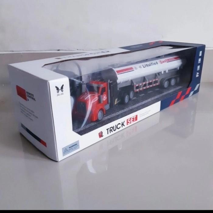 Jual RC TRUK KONTAINER MOBIL TRUCK REMOTE CONTROL TRAILER RADIO