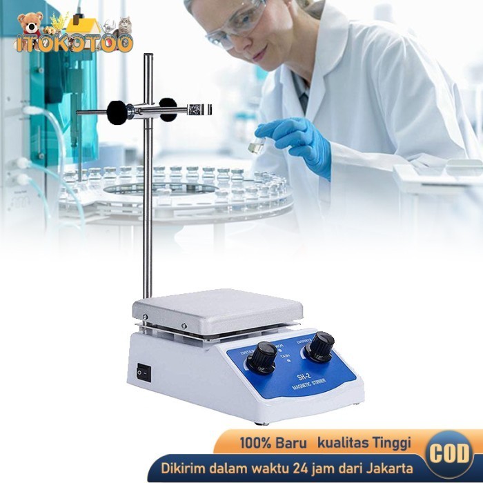 Jual Hot Plate Magnetic Stirrer Sh Magnet Stirer Pemutar Lab Hotplate