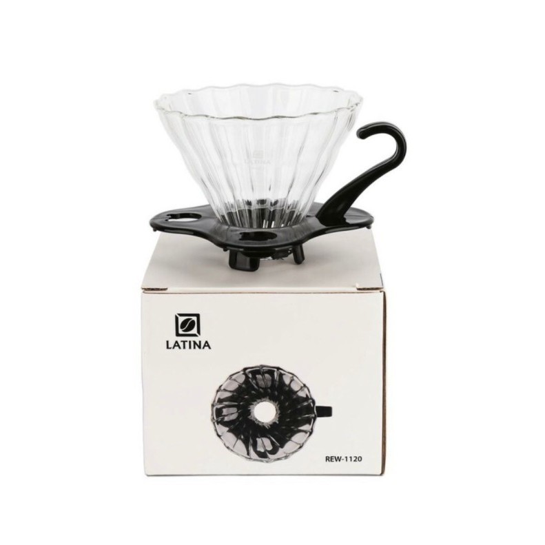 Jual Paket Libur Latina V Dripper Server Kaca Kettle Filter Scoop