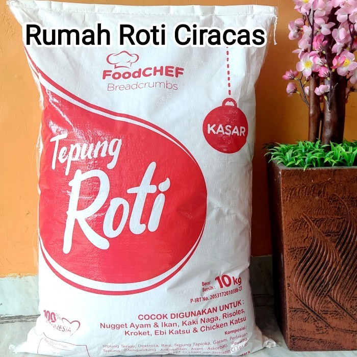 Jual Tepung Roti Kasar Panir Panko Mix Breadcrumbs Goreng Karung Kg