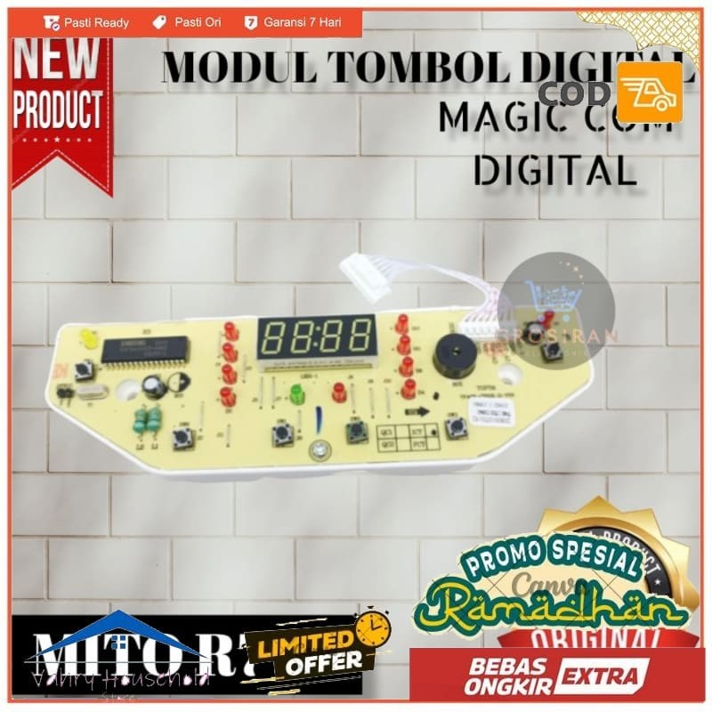 Jual Modul Pcb Lcd Tombol Digital Mito Magic Digital R L Rice