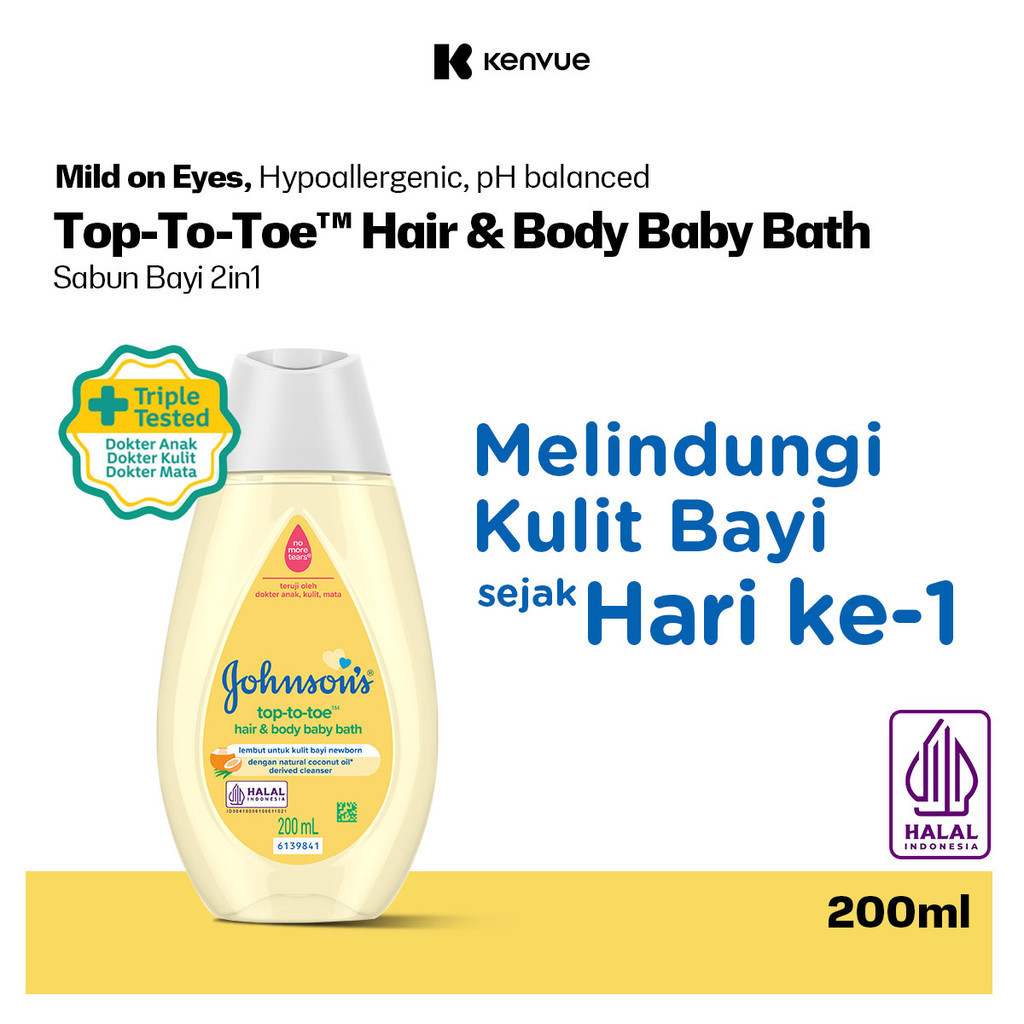 Jual JOHNSON S Top To Toe Hair Body Baby Bath Sabun Bayi 2in1 200ml