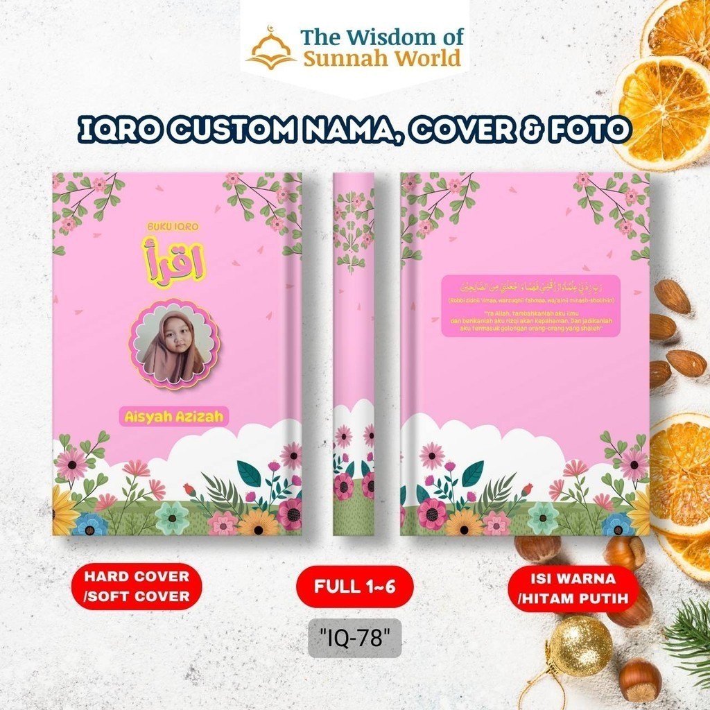 Jual Iqro Foto Iqra Nama Desain Cover Dan Latin Terjemah Full Color