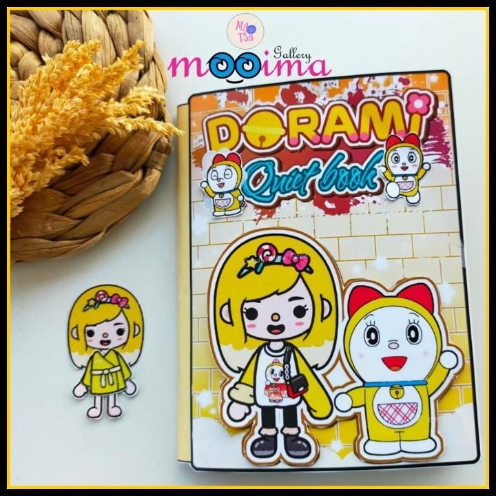 Jual Terbaru Quiet Book Toca Boca Series Doremi Paper Doll House Toka