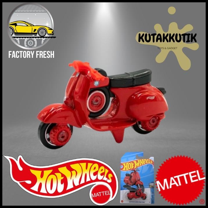 Jual Gratis Ongkir Hot Wheels Motor Klasik Vespa Ss Super Sprint