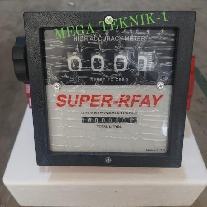 Jual Flow Meter Solar Super Rfay Meteran Solar Digit Size Inch