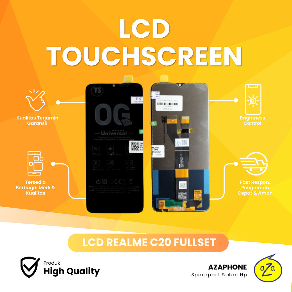 Jual Lcd Oppo Realme C20 C21 C11 2021 Contras Fullset Touchscreen