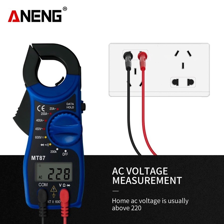 Jual Original Aneng Mt Digital Clamp Meter Tang Amper Multimeter