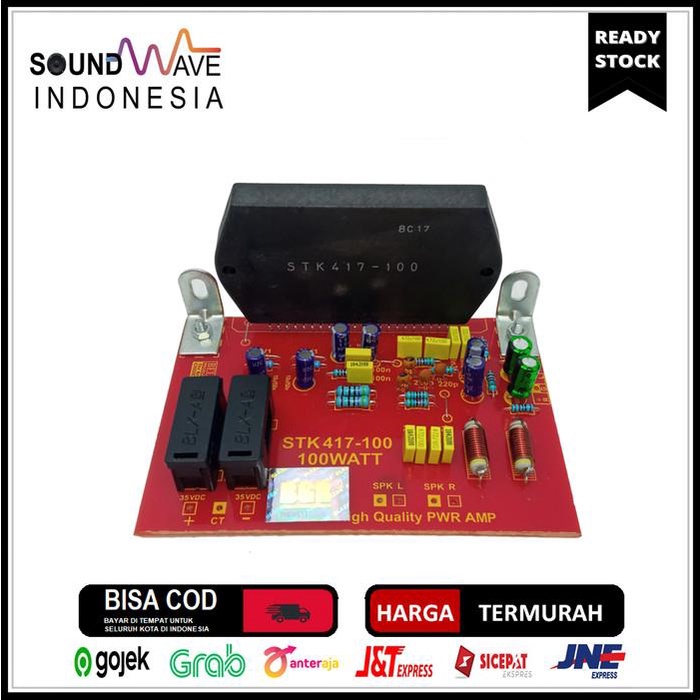 Jual KIT POWER AMPLIFIER STK 417 100 BY SANYO NON HEATSINK Shopee