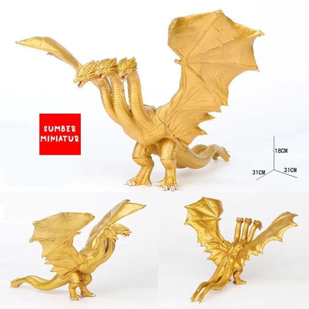 Jual Mainan Figure Godzilla Ghidorah King Of Monster Monster Zero