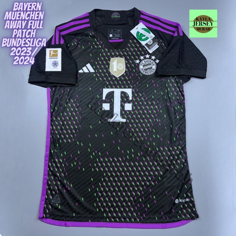 Jual JERSEY BOLA PLAYER ISSUE BAYERN MUNCHEN AWAY 2023 2024 FULL PATCH