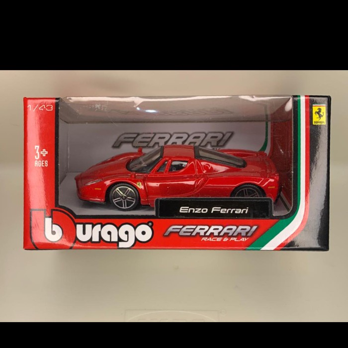 Jual Bburago Burago Shell V Power Enzo Ferrari Race Play Limited 1 43