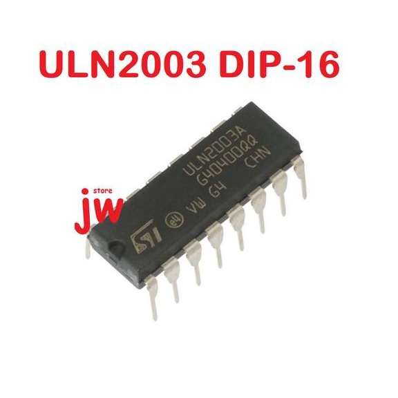 Jual ULN2003A ULN2003 DIP 16 Seven NPN Darlington Transistor Array