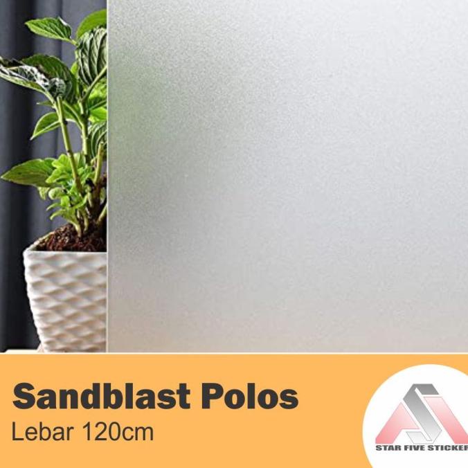 Jual Stiker Kaca Sandblast Sticker Kaca Sunblast Polos Buram Lebar