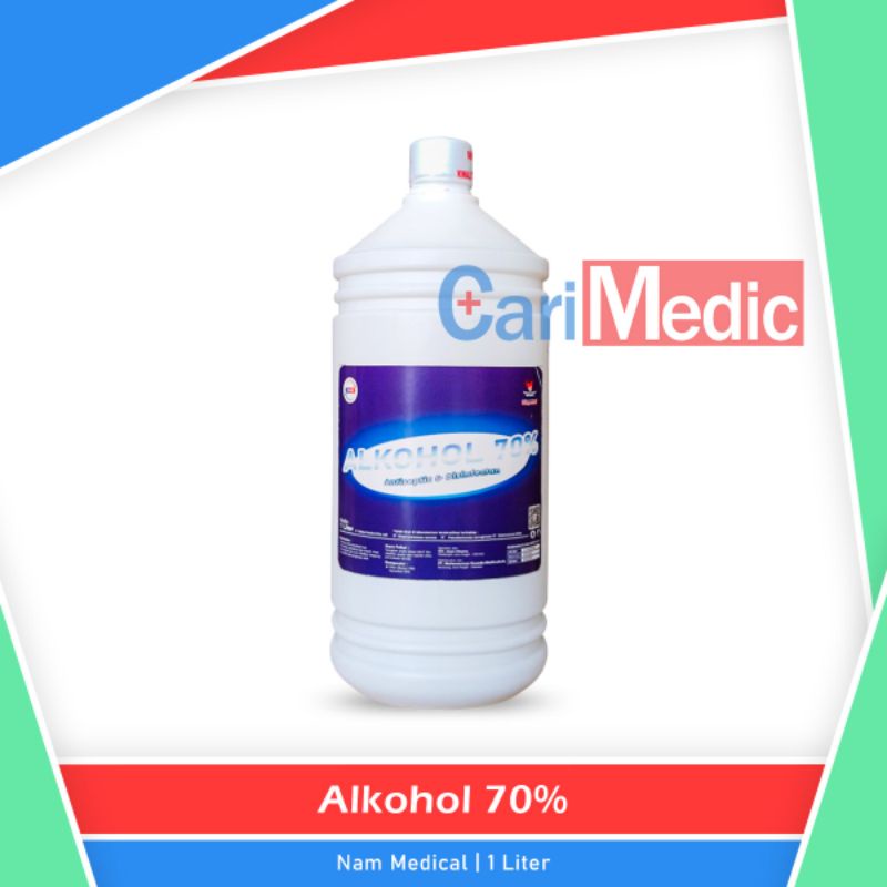 Jual Alkohol 70 1 Liter Nam Medical Alcohol 70 Persen Antiseptik