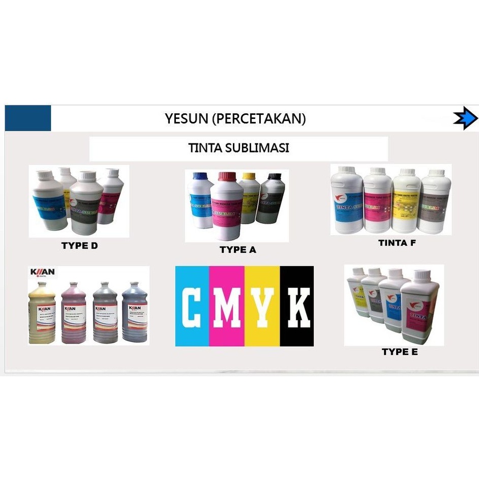 Jual Tinta Sublim Tinta Sublimasi Tinta Textile Tinta Yesun 5113