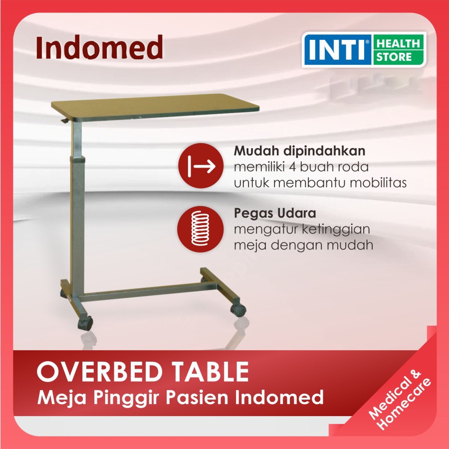 Jual Indomed Overbed Table Meja Pinggir Pasien Indomed Shopee