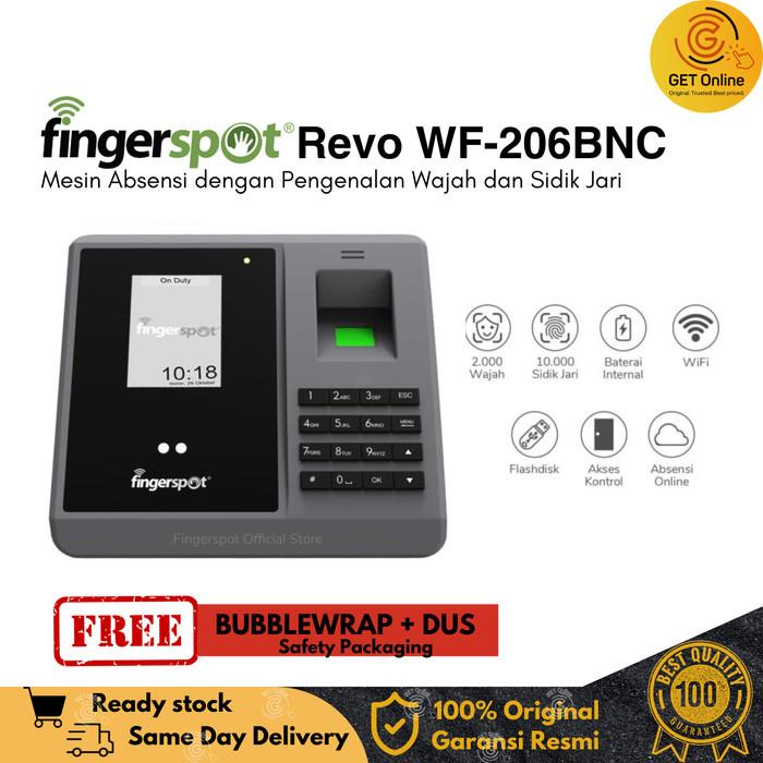 Jual Mesin Absensi Fingerspot Revo Wf Bnc Wajah Sidik Jari Akses