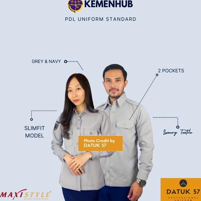 Jual Seragam Kemeja Pdl Kemenhub Dishub Kementerian Perhubungan Stok