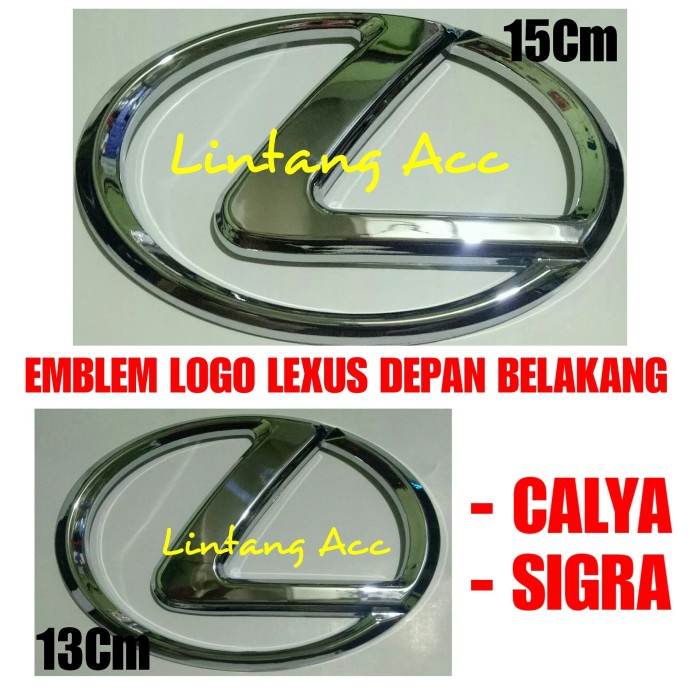 Jual Emblem Logo Lexus Chrome Depan Belakang Calya Sigra Shopee Indonesia