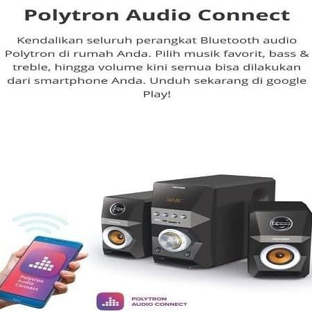 Jual Polytron Multimedia PMA 9505 Bluetooth Speaker Subwoofer Aktif