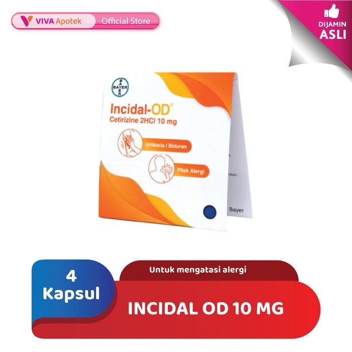 Jual Incidal OD 10 Mg 4 Kapsul Shopee Indonesia