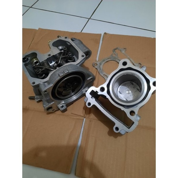 Jual Blok Cylinder Head Yamaha Jupiter Mx 135 Original Copotan Boring