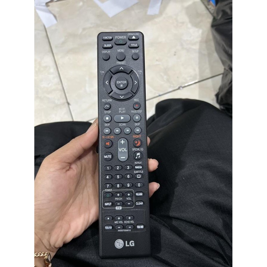 Jual Remote Remot Dvd Home Teater Lg Akb37026812 Original Asli Shopee