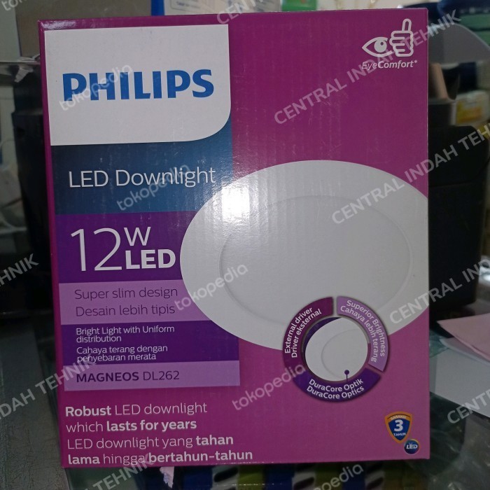 Jual Lampu Led Slim Panel Philips Magneos Dl W K F Shopee