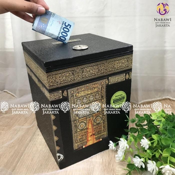 Jual Celengan Ka Bah Kabah Bahan Kayu Miniatur Kabah Ukuran Besar Dan