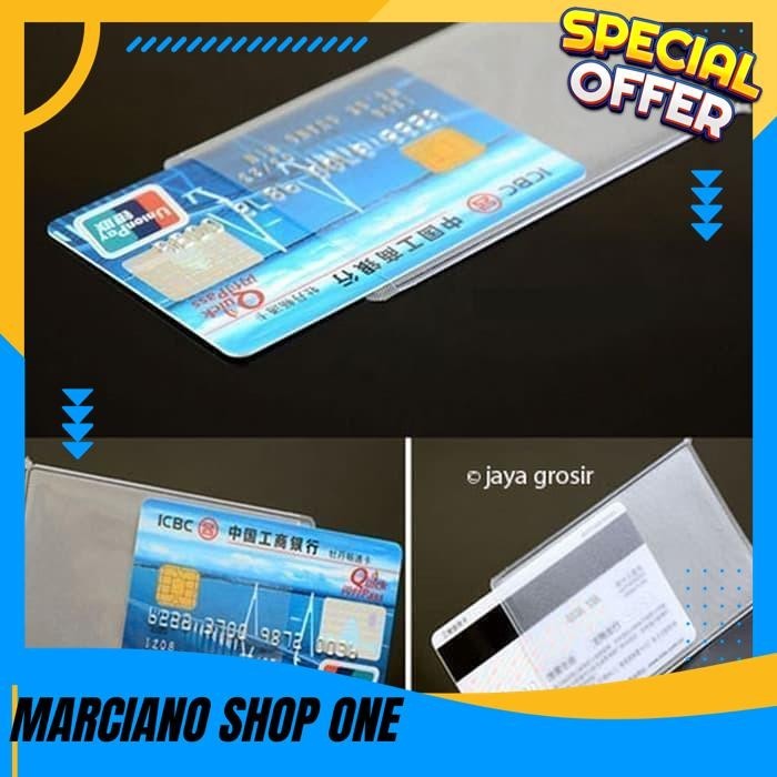 Jual Plastik Pelindung Kartu Atm Sim Ktp Npwp Etoll Cover