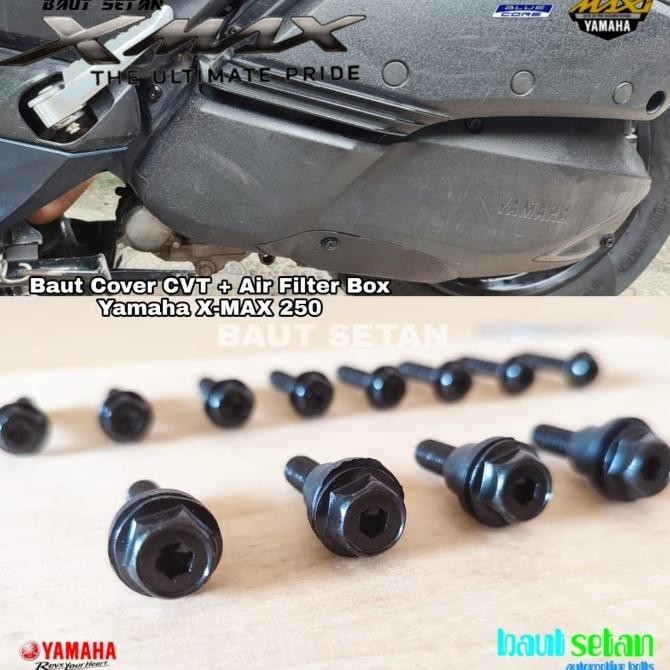 Jual New Produk Promo Baut Full Set Cover Cvt Yamaha Xmax Mode Dua