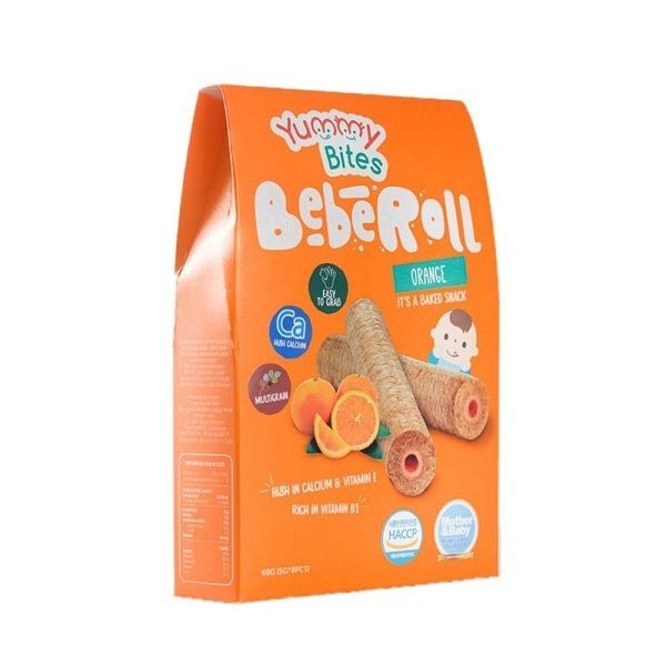 Jual YUMMY BITES BEBE ROLL ORANGE 40G Shopee Indonesia