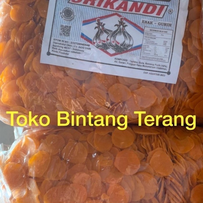 Jual Kerupuk Krupuk Mentah Rasa Bawang Srikandi Merah Oren Bal Ball