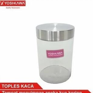 Jual Toples Kue Stainless Lebaran Kaca Yoshikawa Biskuit Permen Cemilan