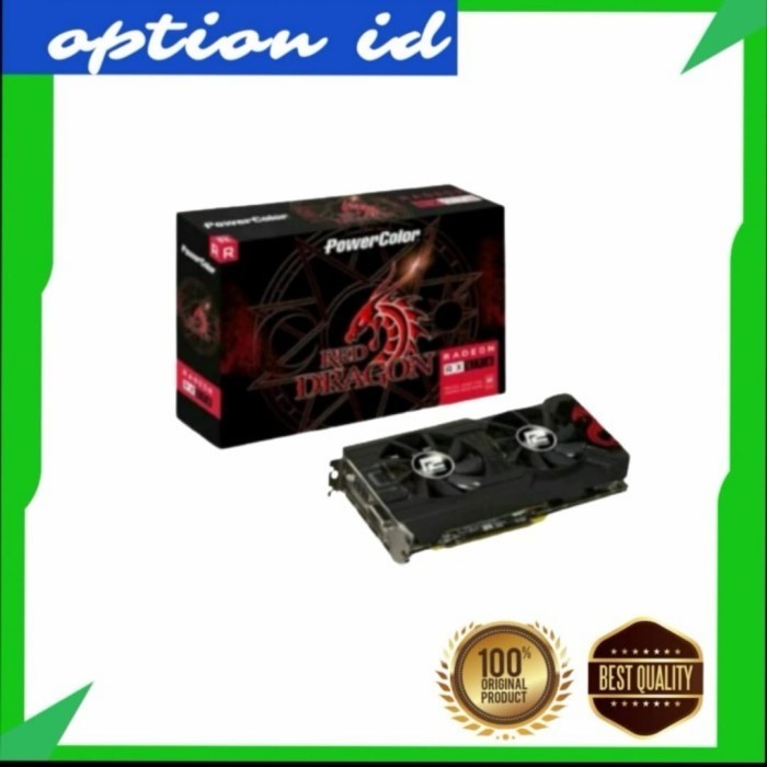 Jual Terbaru Vga Powercolor Red Dragon Amd Radeon Rx Gb Ddr