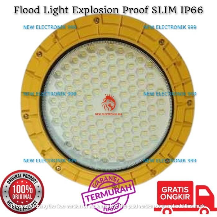 Jual Lampu Sorot Yaming Flood Light Explosion Proof Slim Led 100W 6000K