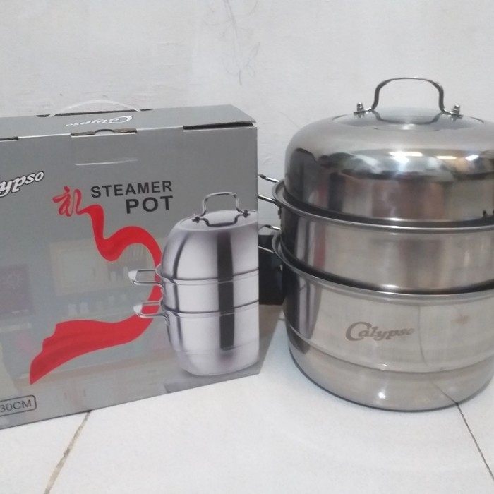 Jual Panci Kukusan Calypso Steamer Pot Stainless Susun Ukuran Cm