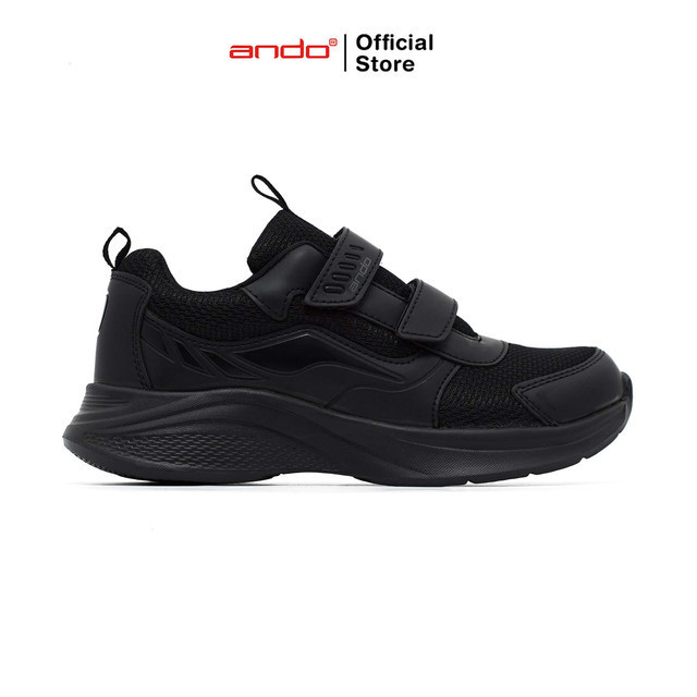 Jual Ando Official Sepatu Sneakers Mac V Remaja Hitam Hitam Shopee